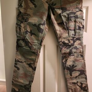 GAP Men's Camouflage Cargo Pants - Green/Brown/Black